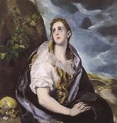 El Greco Mary Magdalen in Penitence oil on canvas